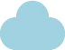 水色の雲のイラスト